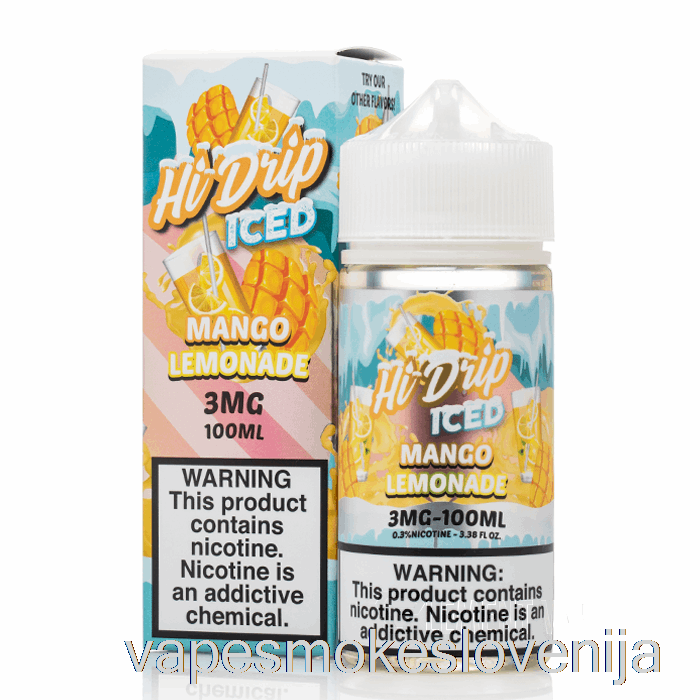 Vape Za Enkratno Uporabo Ledena Mangova Limonada - Hi-drip E-tekočine - 100 Ml 0 Mg